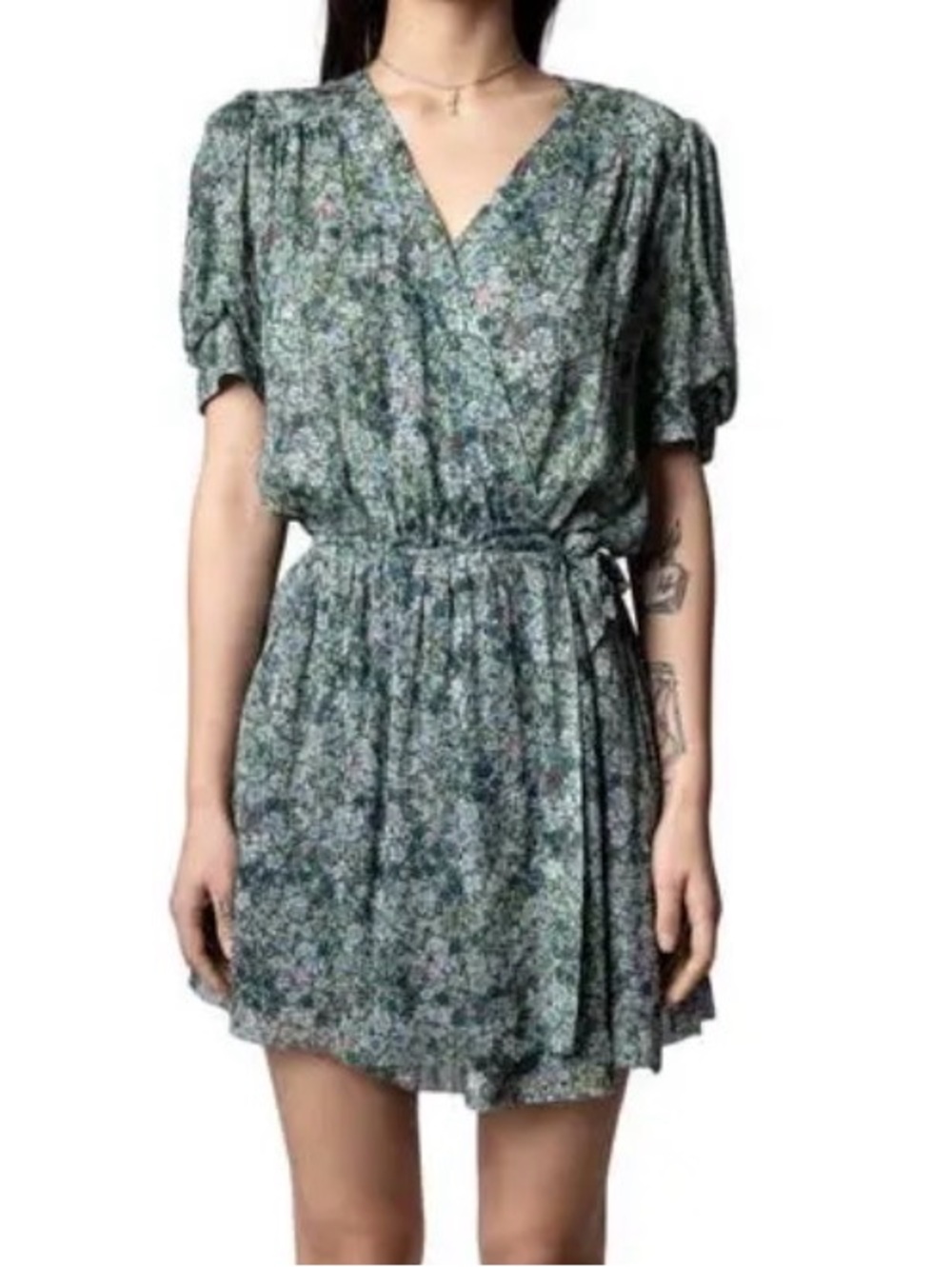 Zadig & Voltaire Betty Mousseline Liberty Garden Dress Sz M